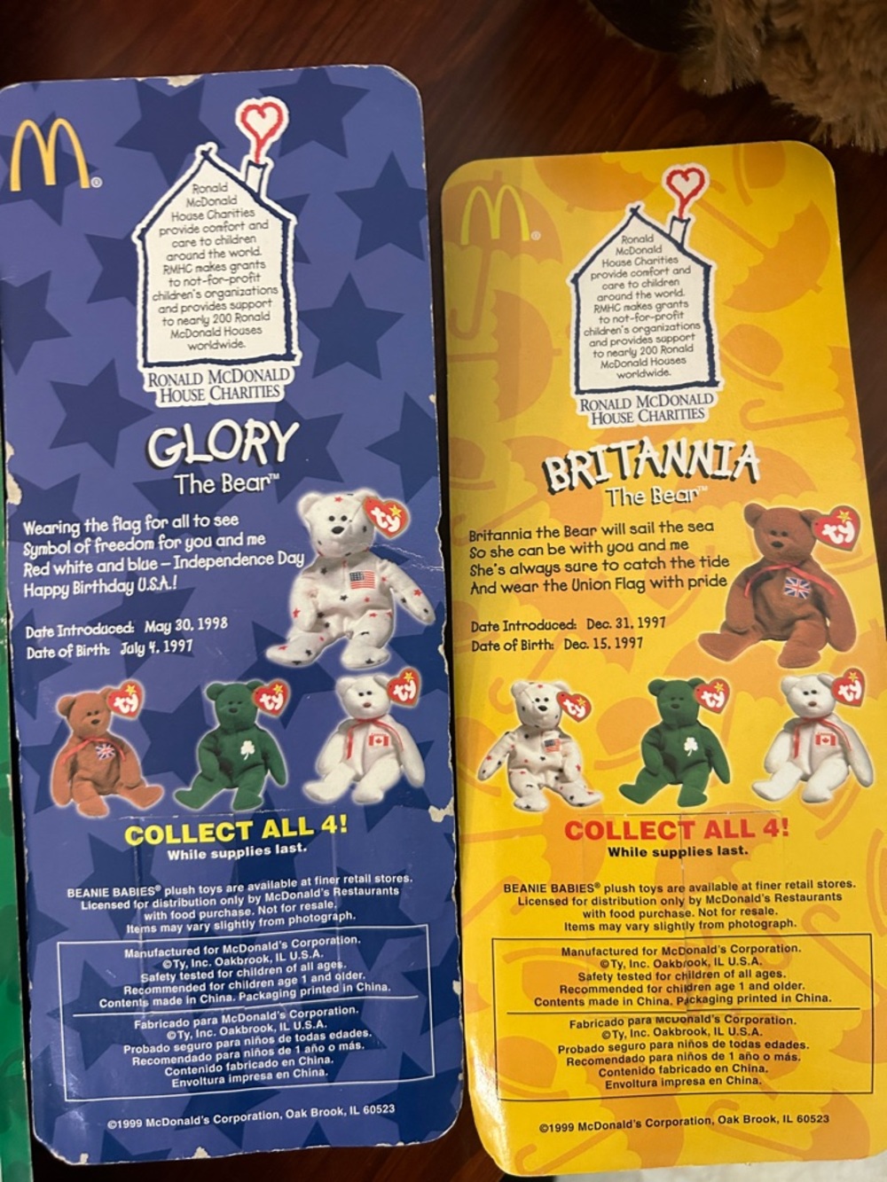 Ty Vintage International Bears Collectible Toy Pack Bundle NIB Y2K - Picture 10 of 13